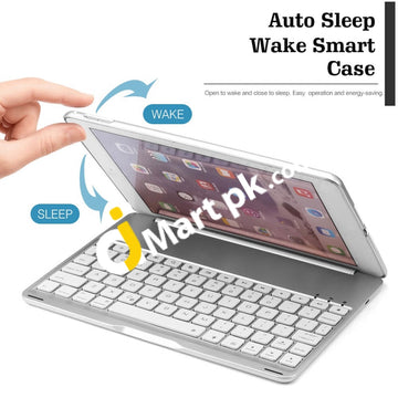 Note Kee Wireless Bluetooth 3.0 Keyboard Case For Ipad Air / 2 Pro 7 Colors Backlit Aluminum Alloy -